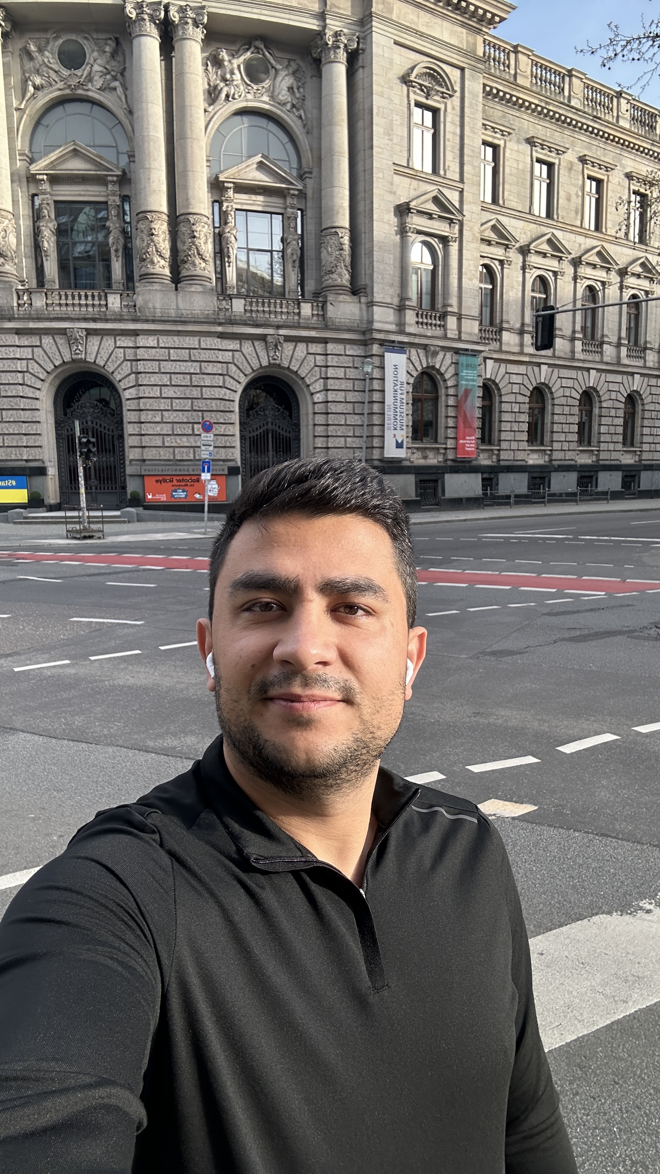 Selfie in berlin after completed run training